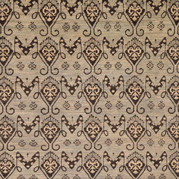 Square Machine Washable Abstract Brown Sugar Brown Rug, wshabs193