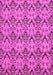 Machine Washable Abstract Pink Modern Rug, wshabs193pnk