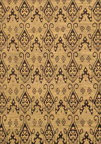 Abstract Brown Modern Rug, abs193brn