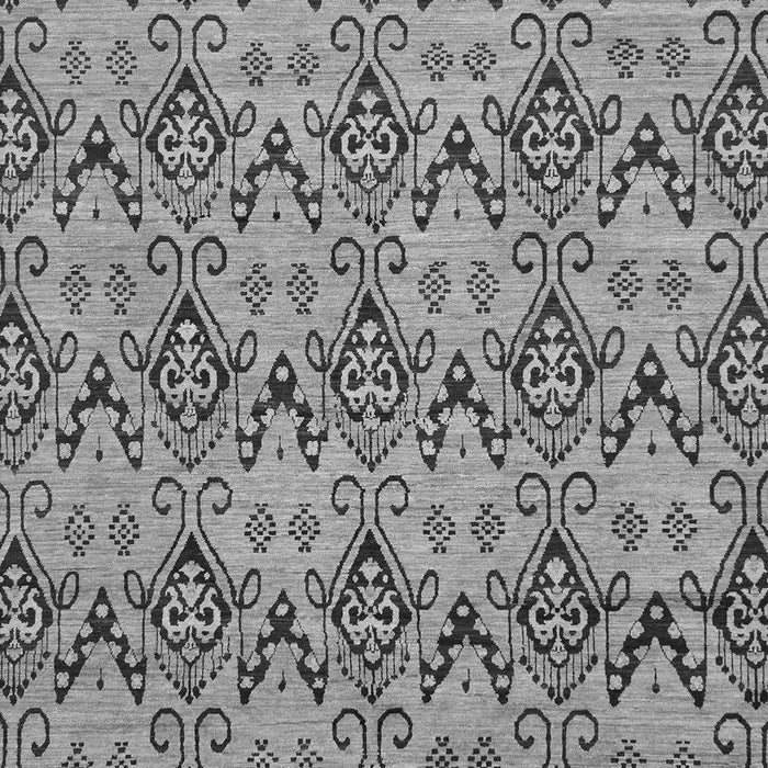 Machine Washable Abstract Gray Modern Rug, wshabs193gry