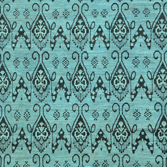 Abstract Light Blue Modern Rug, abs193lblu