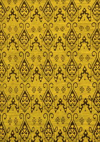 Abstract Yellow Modern Rug, abs193yw