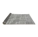 Sideview of Abstract Gray Modern Rug, abs1940gry