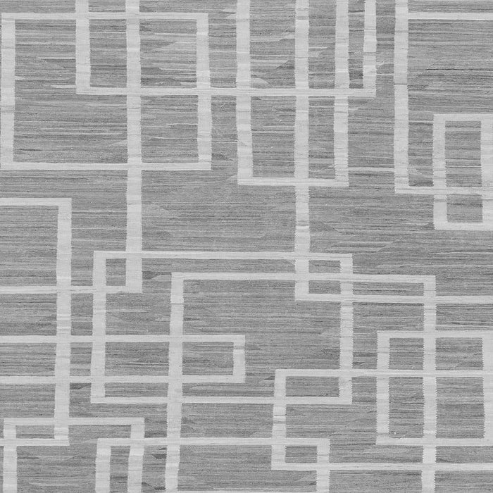 Square Abstract Gray Modern Rug, abs1940gry