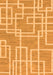 Machine Washable Abstract Orange Modern Area Rugs, wshabs1940org