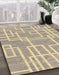 Abstract Brown Modern Rug in Family Room, abs1940