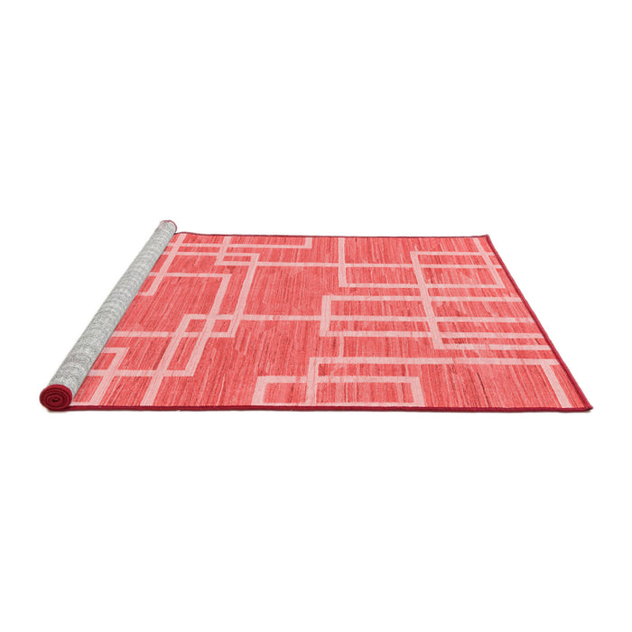 Modern Red Washable Rugs