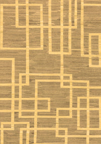 Abstract Brown Modern Rug, abs1940brn