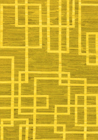 Abstract Yellow Modern Rug, abs1940yw