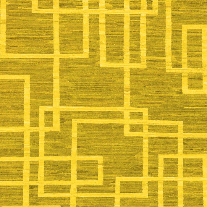 Abstract Yellow Modern Rug, abs1940yw