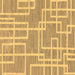 Square Abstract Brown Modern Rug, abs1940brn