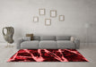 Modern Red Washable Rugs