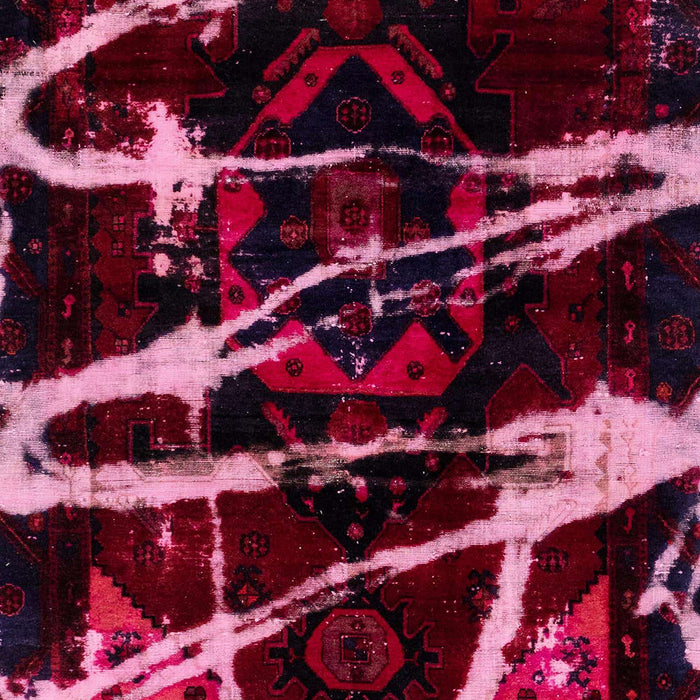 Machine Washable Abstract Red Wine or Wine Red Rug, wshabs1941