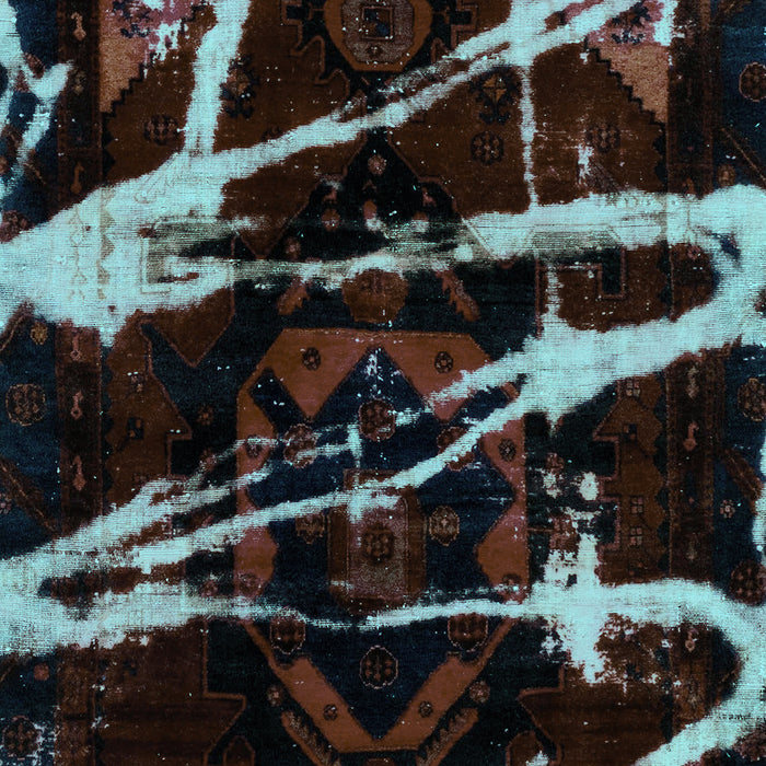 Abstract Turquoise Modern Rug, abs1941turq