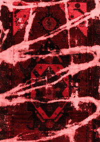 Abstract Red Modern Rug, abs1941red