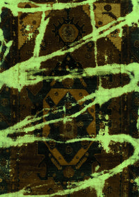 Abstract Green Modern Rug, abs1941grn