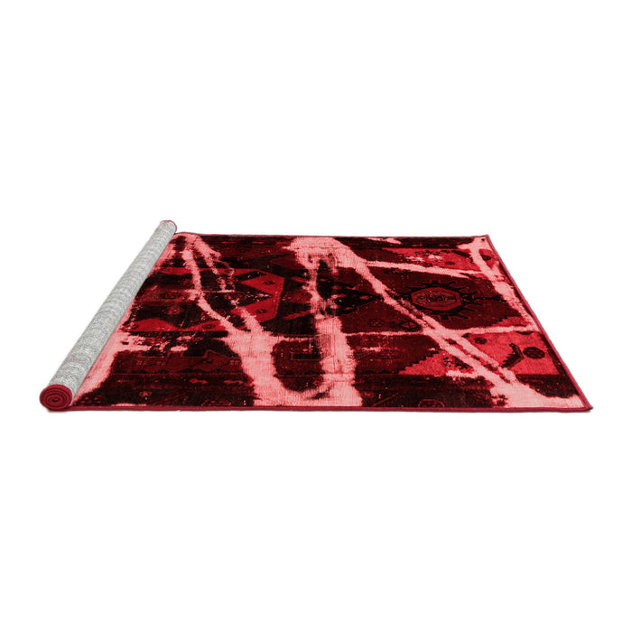 Modern Red Washable Rugs
