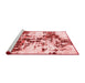 Modern Red Washable Rugs