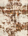 Machine Washable Abstract Light Brown Rug, wshabs1942