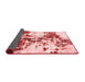 Abstract Red Modern Area Rugs