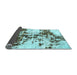 Sideview of Abstract Light Blue Modern Rug, abs1942lblu