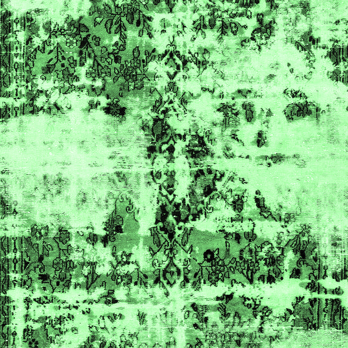 Abstract Emerald Green Modern Rug, abs1942emgrn