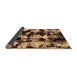 Sideview of Abstract Brown Modern Rug, abs1943brn