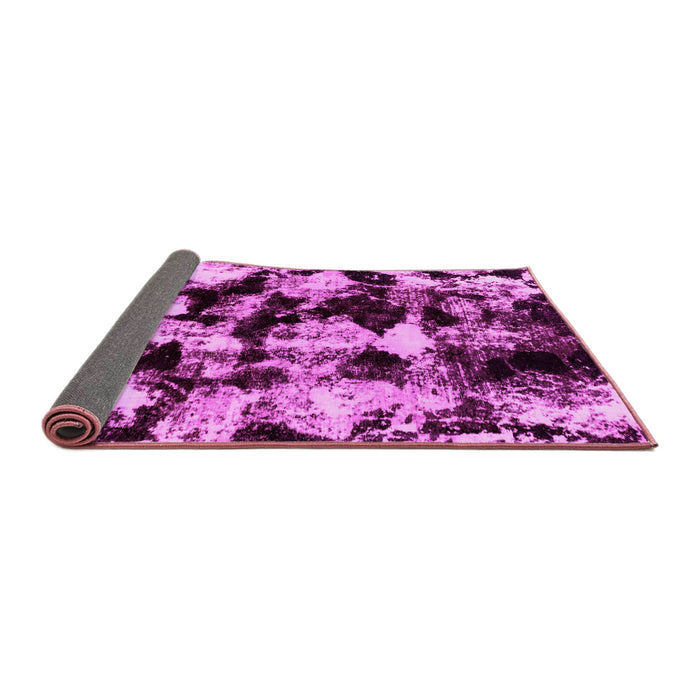 Sideview of Abstract Pink Modern Rug, abs1943pnk