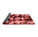 Abstract Red Modern Area Rugs