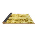 Sideview of Abstract Yellow Modern Rug, abs1944yw