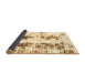 Sideview of Abstract Brown Modern Rug, abs1944brn