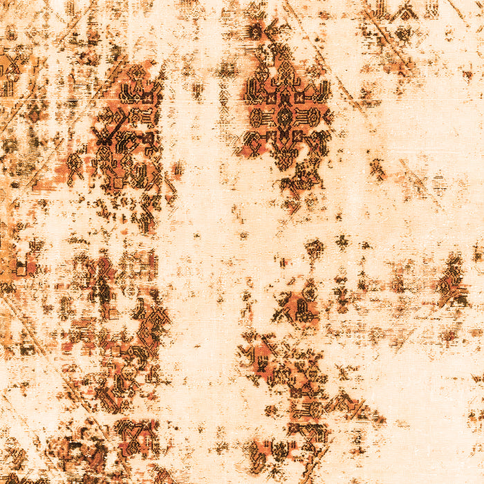 Abstract Orange Modern Rug, abs1944org