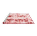 Modern Red Washable Rugs