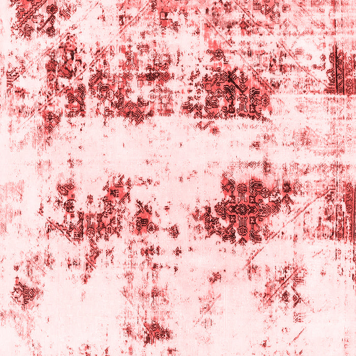 Machine Washable Abstract Red Modern Rug, wshabs1944red