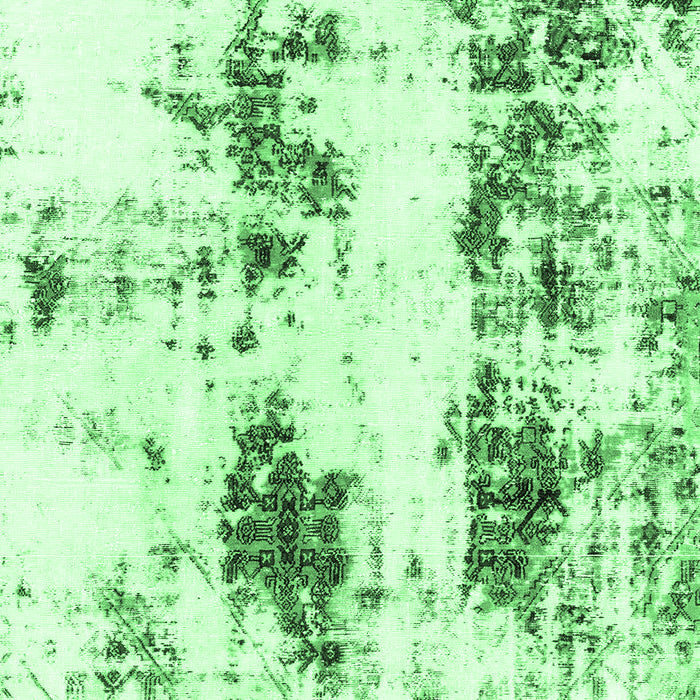 Machine Washable Abstract Emerald Green Modern Area Rugs, wshabs1944emgrn