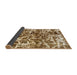 Sideview of Abstract Saddle Brown Modern Rug, abs1945