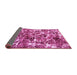 Sideview of Abstract Pink Modern Rug, abs1945pnk