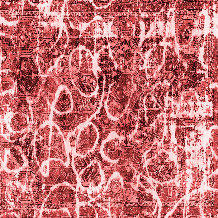 Abstract Red Modern Rug, abs1945red