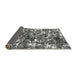 Sideview of Abstract Gray Modern Rug, abs1945gry