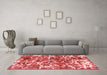 Modern Red Washable Rugs