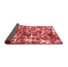 Abstract Red Modern Area Rugs