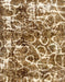 Abstract Saddle Brown Modern Rug, abs1945