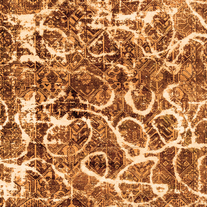Abstract Orange Modern Rug, abs1945org