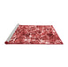 Modern Red Washable Rugs