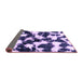 Sideview of Abstract Purple Modern Rug, abs1946pur