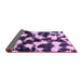 Sideview of Abstract Pink Modern Rug, abs1946pnk