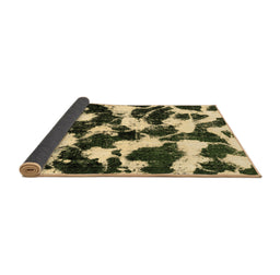 Sideview of Abstract Brown Modern Rug, abs1946brn