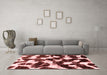 Modern Red Washable Rugs