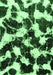 Machine Washable Abstract Emerald Green Modern Area Rugs, wshabs1946emgrn