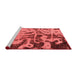 Bohemian Red Washable Rugs